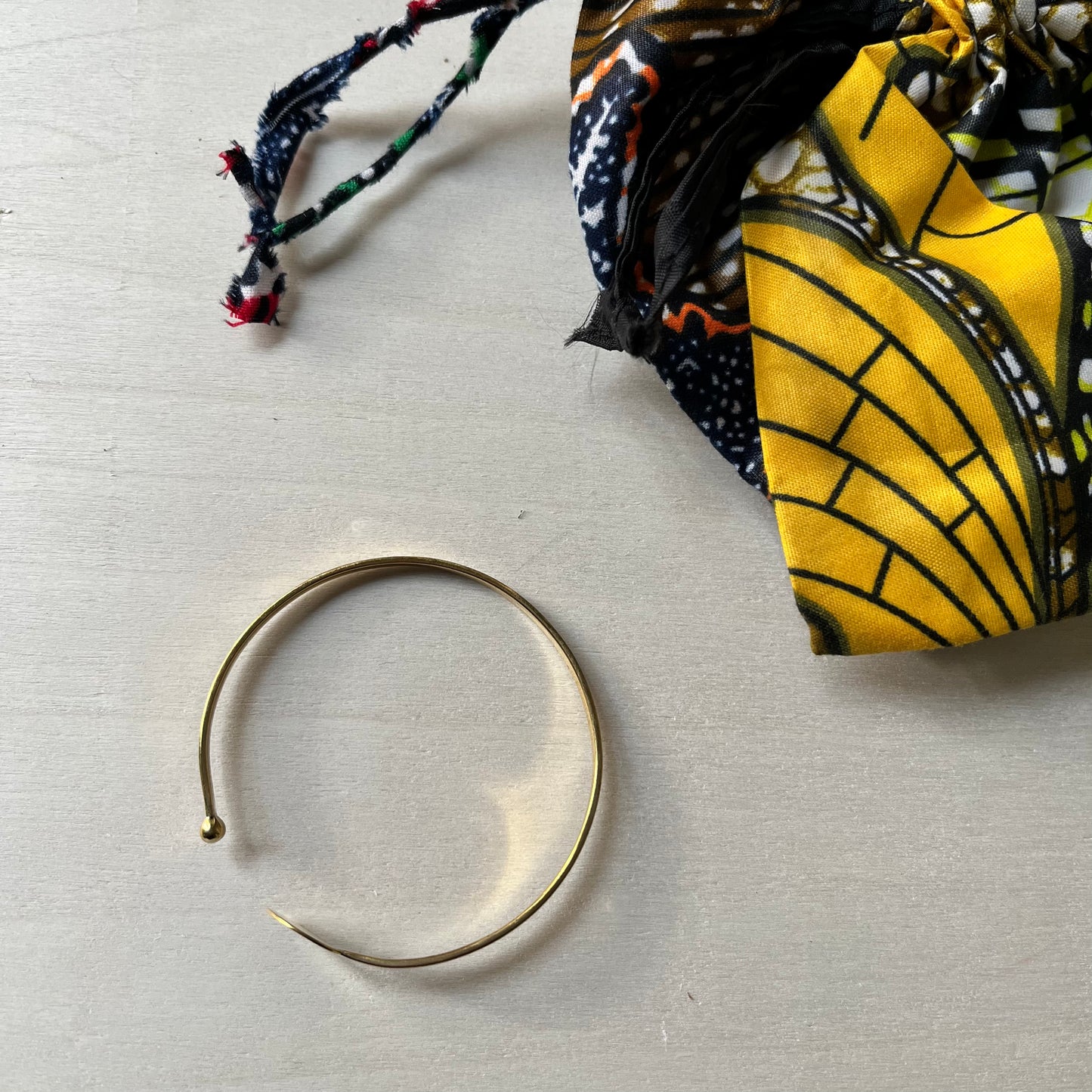 'Simbi' Rwandan Upscaled Brass Heart Bracelet