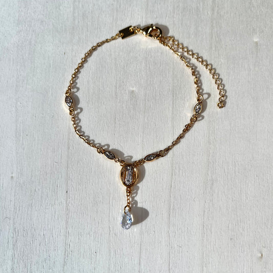 ‘Bethany’ Our Lady Charm Bracelet