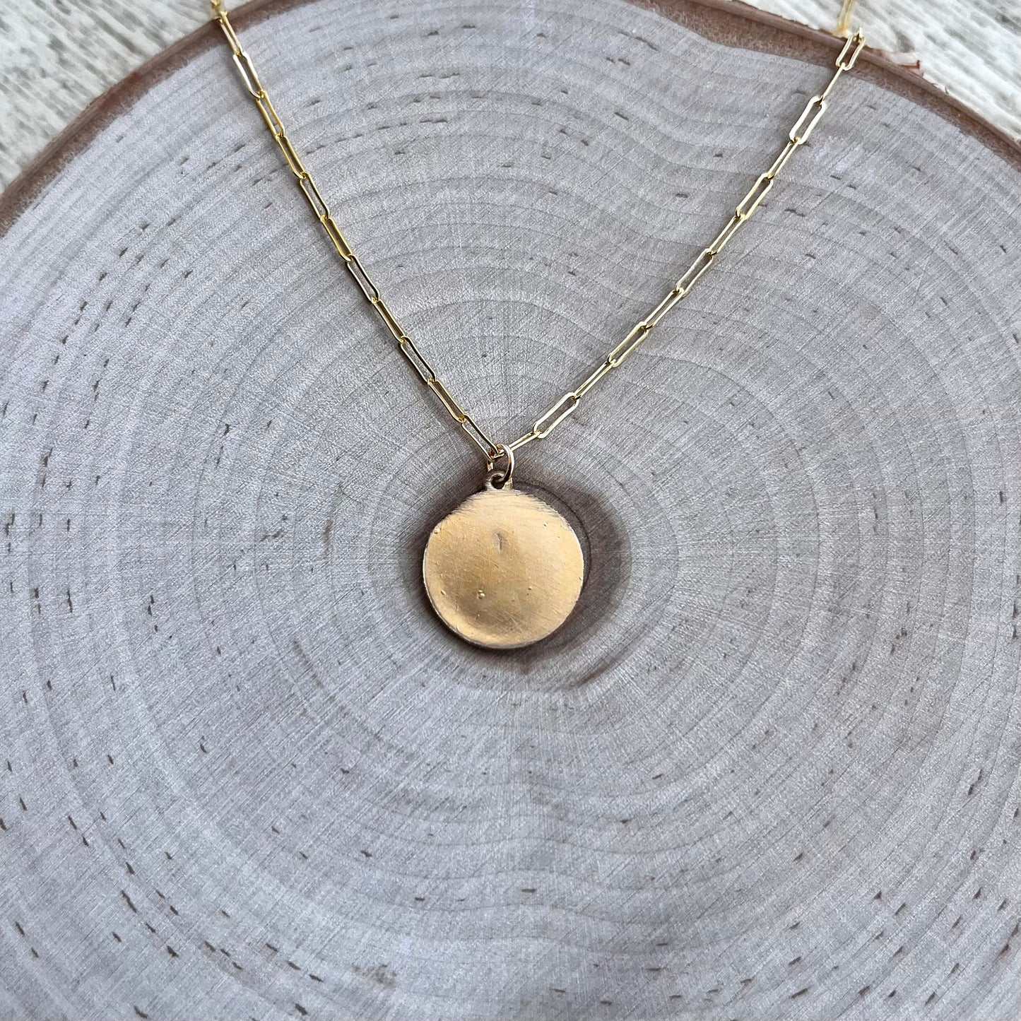 'Emmanuel' Sacred Heart Pendant Necklace