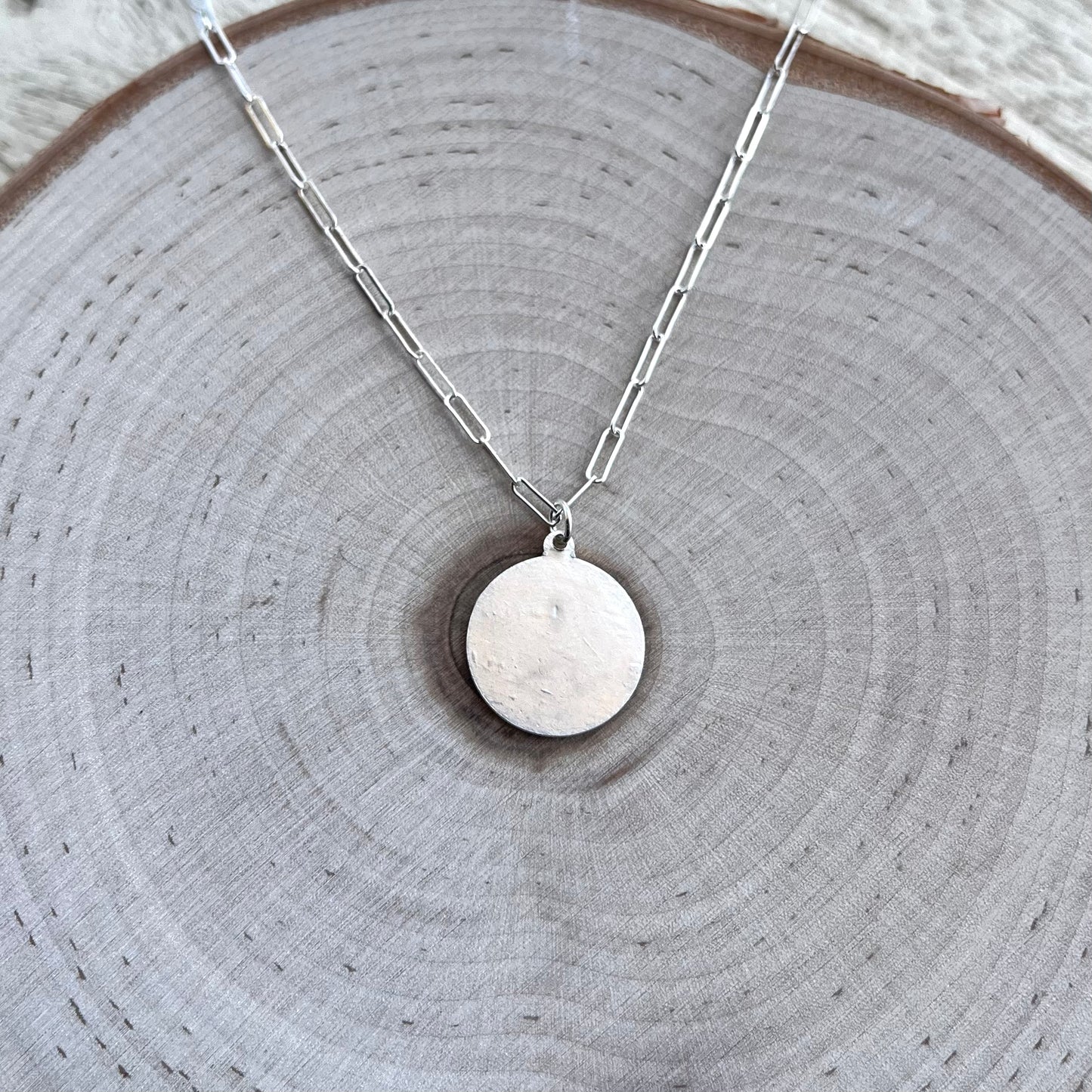 'Emmanuel' Sacred Heart Pendant Necklace