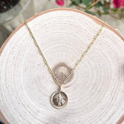 'Maria' Miraculous Medal Necklace