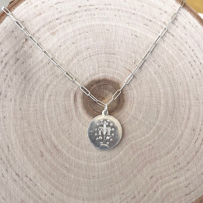 'Maria' Miraculous Medal Necklace