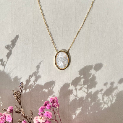 'Mary' Pearl Pendant Necklace